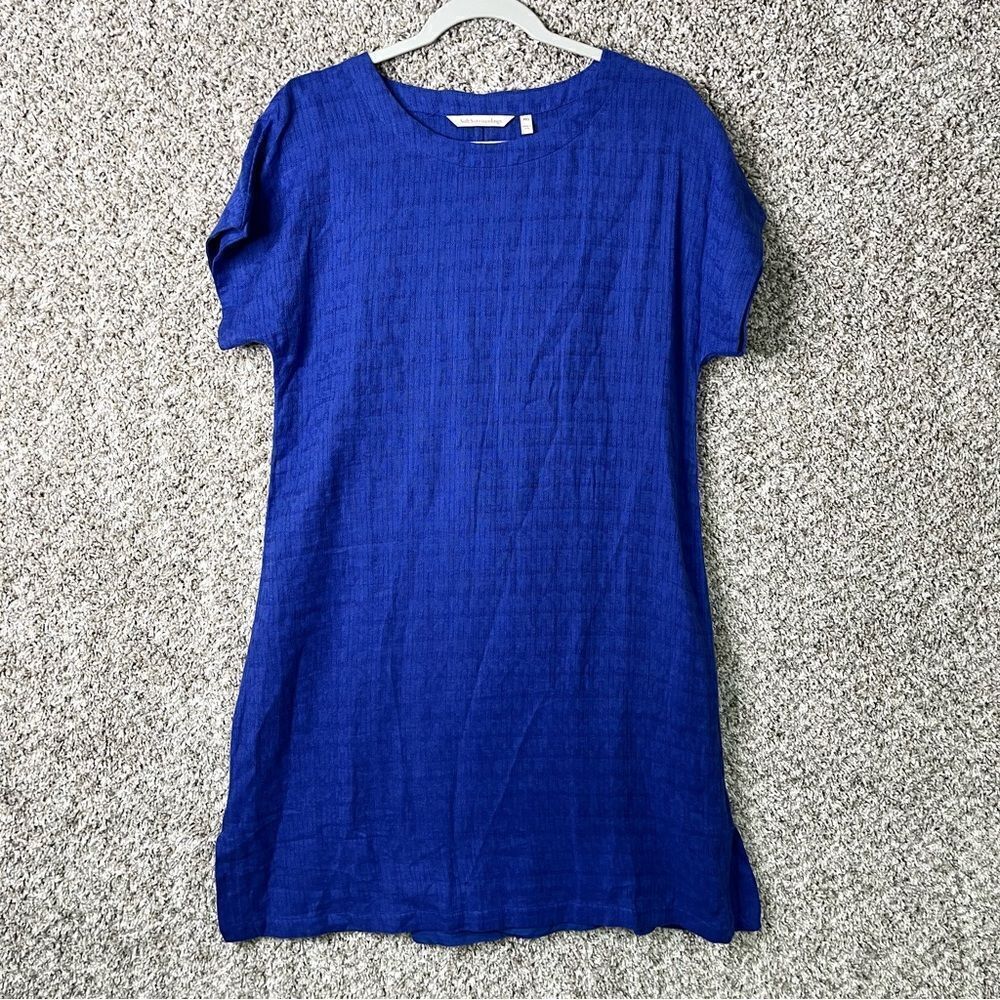 Soft Surroundings Dress Women’s PXS‎ Remi Gauze Blue Linen and Cotton Blend